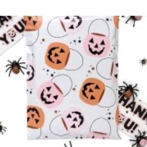 Halloween Pumpkin Print Poly Mailers 20 size 10 x 13